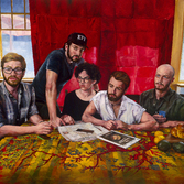 All The Young Dudes Carry the News by Sherri Wolfgang, Oil on Linen, 60x48